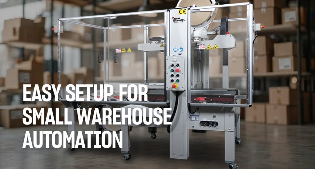 What Is the Easiest Automated Water-Activated Tape Case Sealer to Set Up for a Small Warehouse?